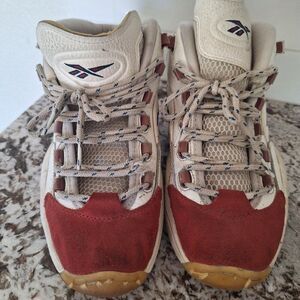 Reebok Question Mid Red White Men’s 9‎
